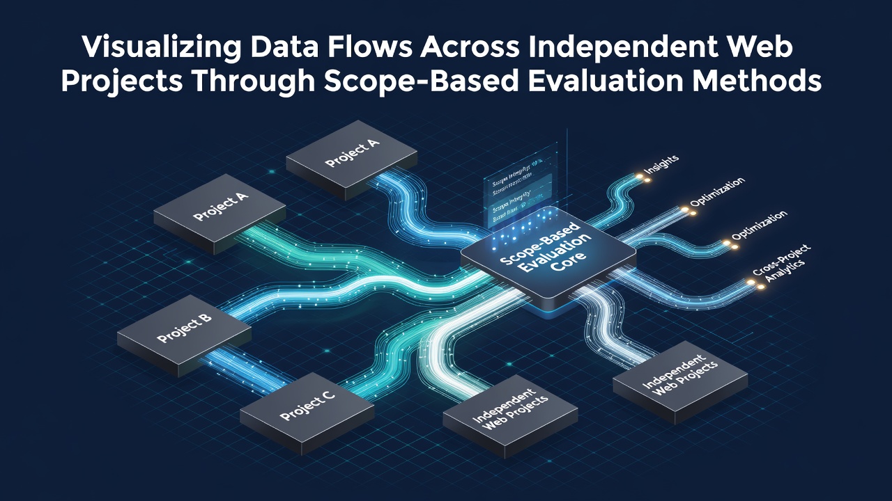 Visualizing Data Flows Across Independent Web Projects Through Scope-Based Evaluation Methods